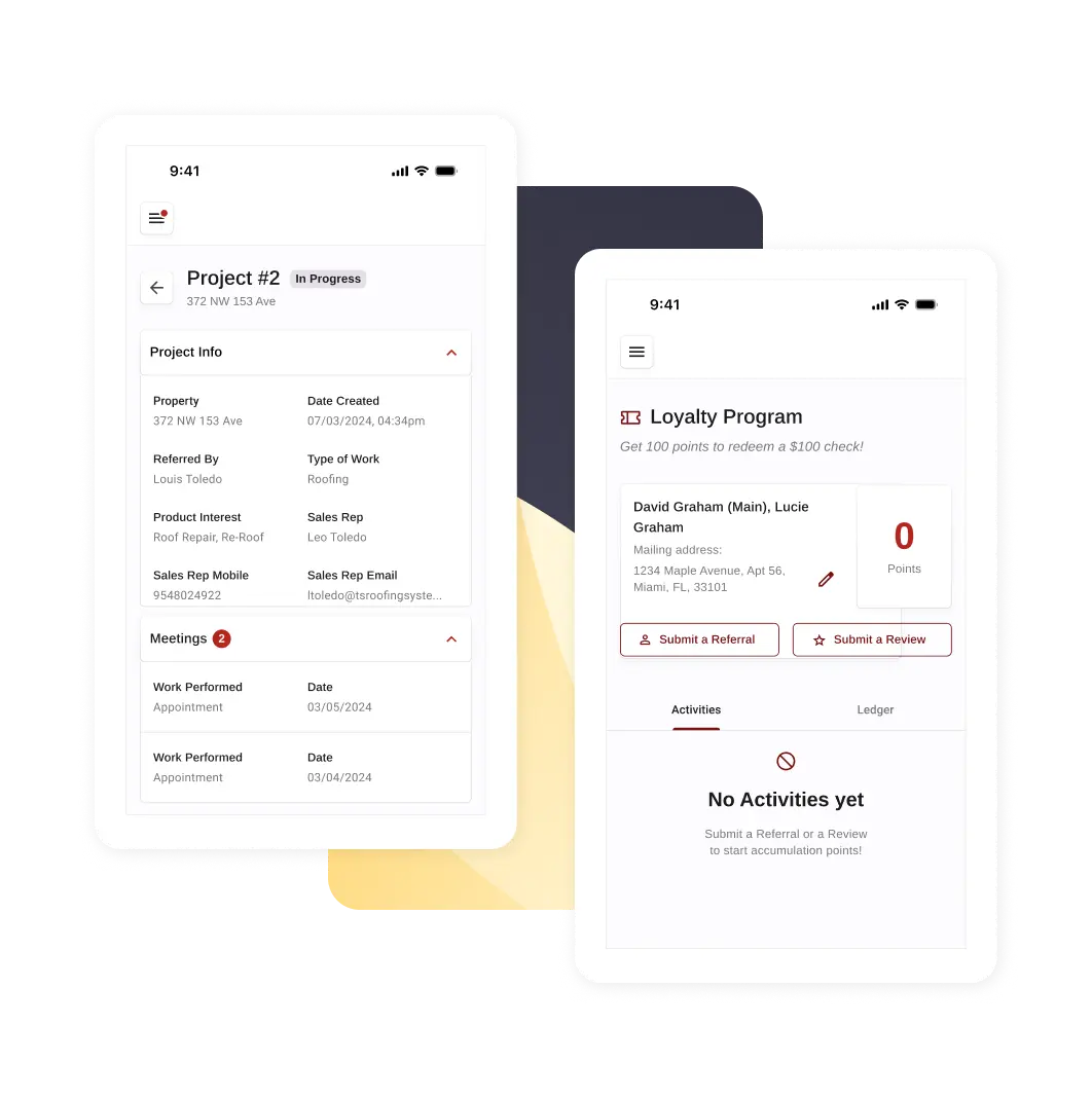 Roofing Operations Management Platform