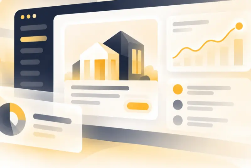 Predictive analytics in real estate using historical data, market trends, and AI to forecast property performance